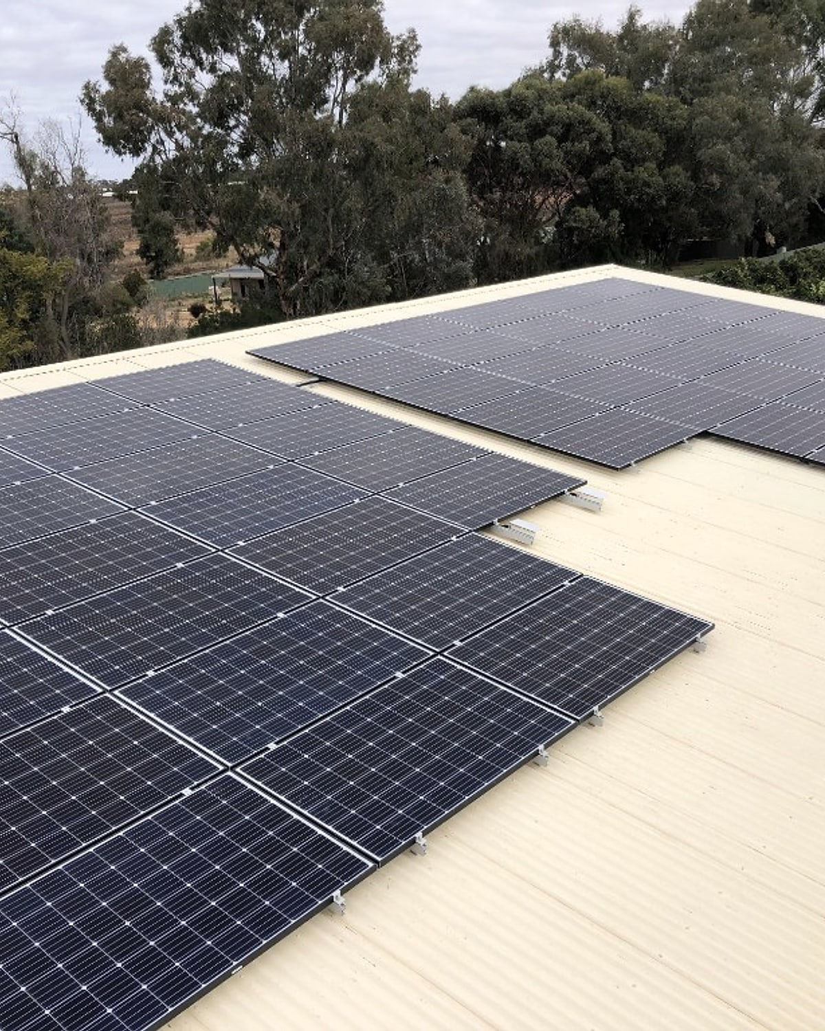 Rooftop solar installation